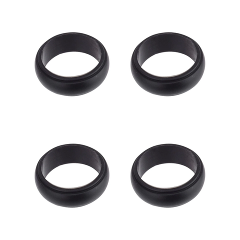 BLACK SILICONE MALE RING SET